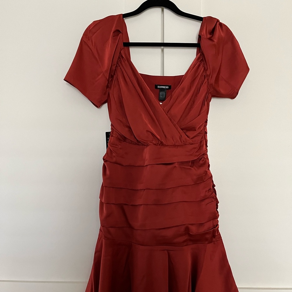 Satin Mini Dress